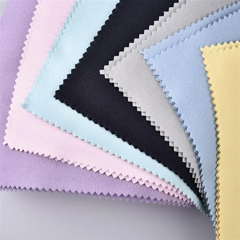 50-Piece Set of Soft Polishing Cloths for Jewelry Care and Cleaning