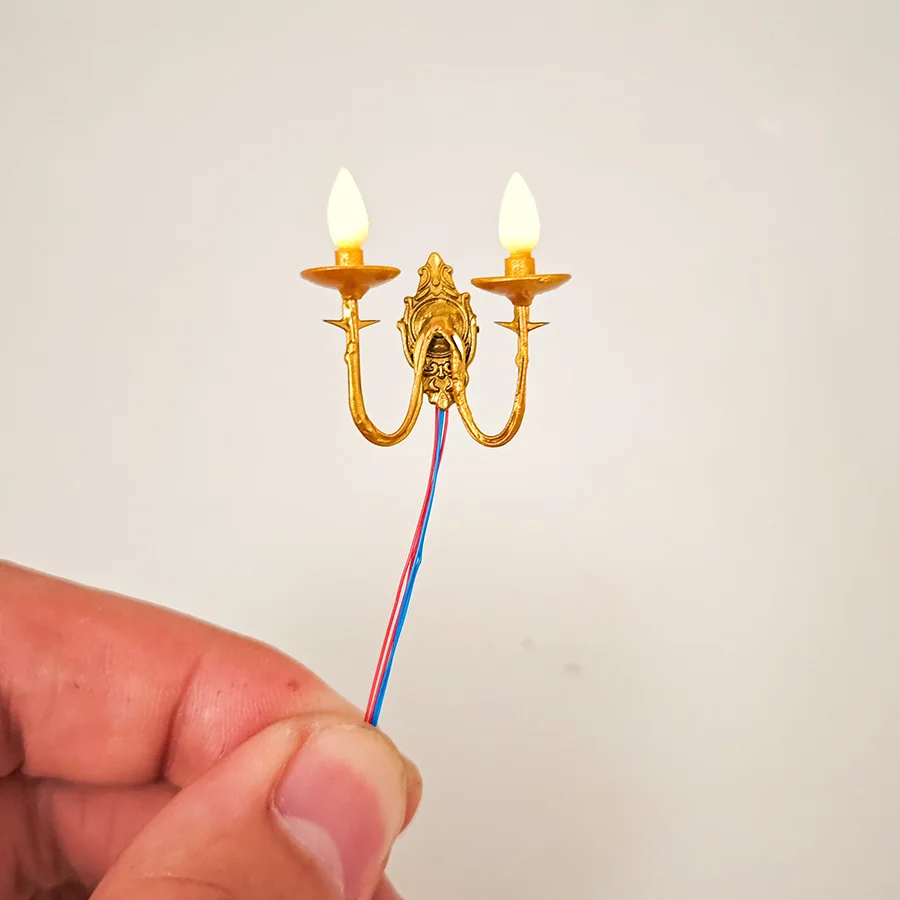 3V Miniatur Wand Lampe Set Modell Licht Ho Diy Modell Machen Spielzeug Architektur Gebäude Layout Dekoration für Diorama – Detail 6
