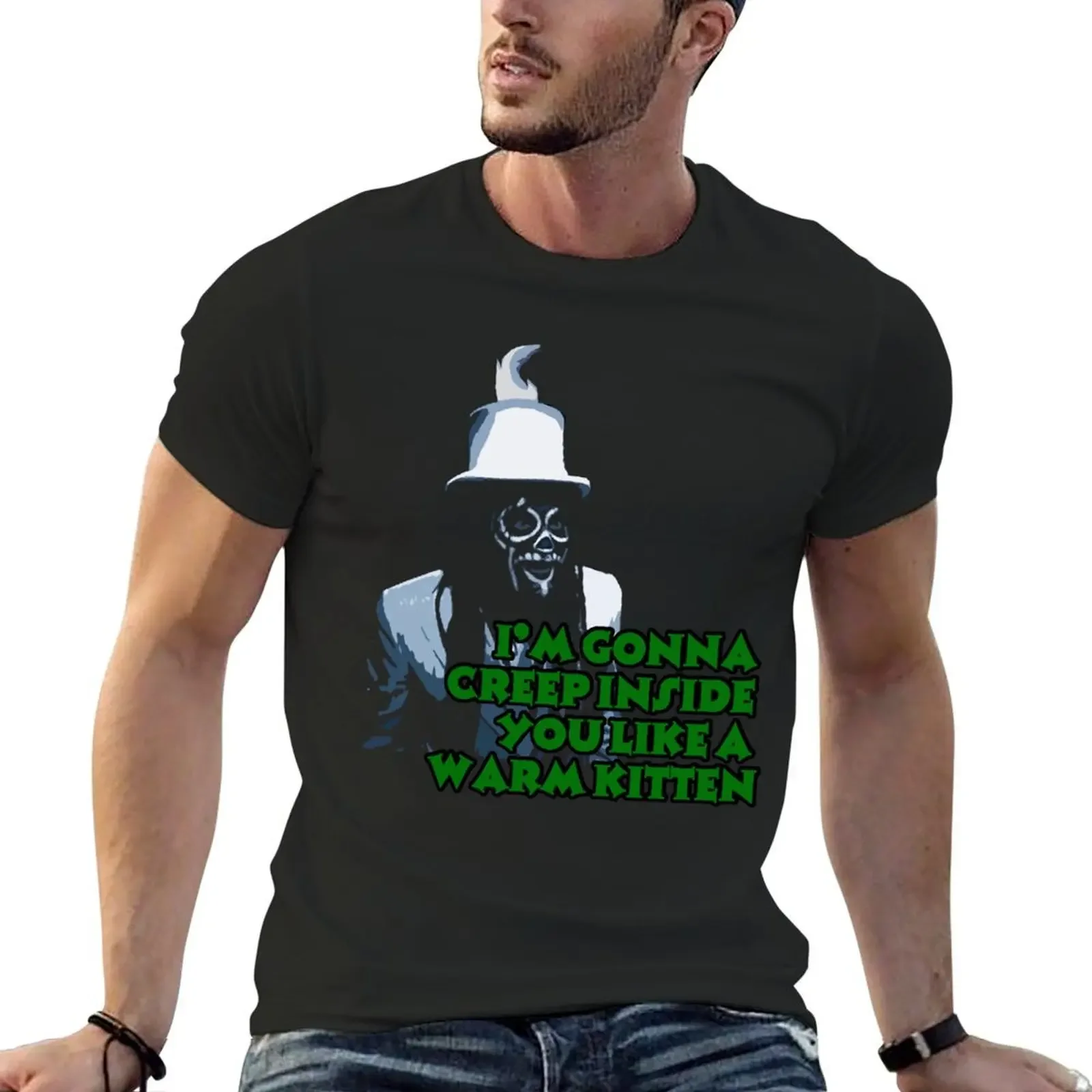 

The Spirit Of Jazz Warns Vintage Retro T-shirt summer top plain funny t shirts for men