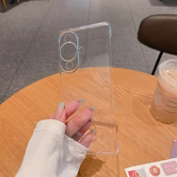 Sleek Ultra-Thin Frameless Protective Case - Hard PC Clear Camera Shield for Nova 9 Pro (Transparent)