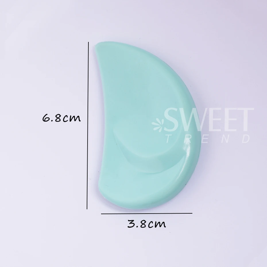 2pcs White Green Half Moon Curved Nail File Professional for Manicure and Pedicure Buffs and Smooths Manicure Supplies Tools