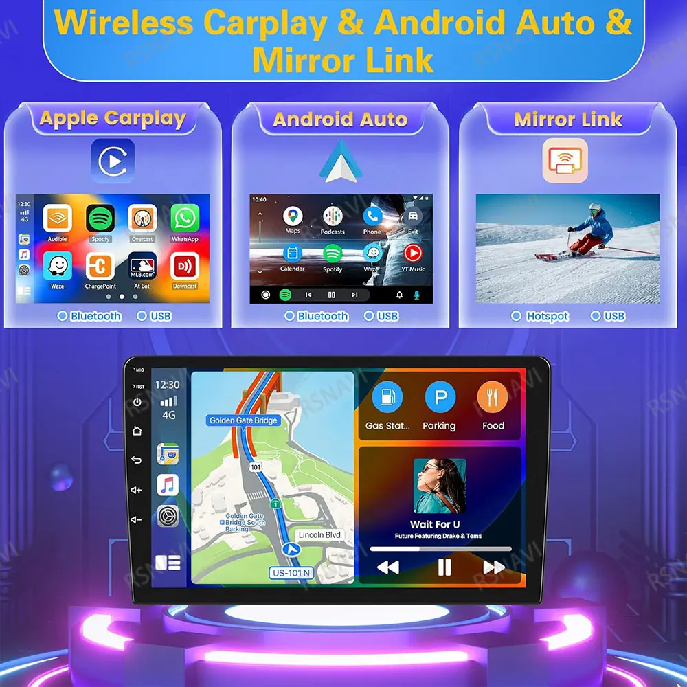 Radio para Auto Android 16 para Audi TT MK2 8J 2006 2007 - 2014 Estéreo 5G WIFI DVD DSP Qualcomm BT Reproductor de Video Inalámbrico Carplay Auto 3