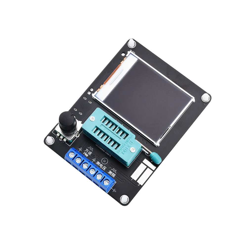 

GM328A LCD Display Transistor Diode Tester Capacitance ESR Voltage Frequency Meter PWM Square Wave Generator Electronics Kit