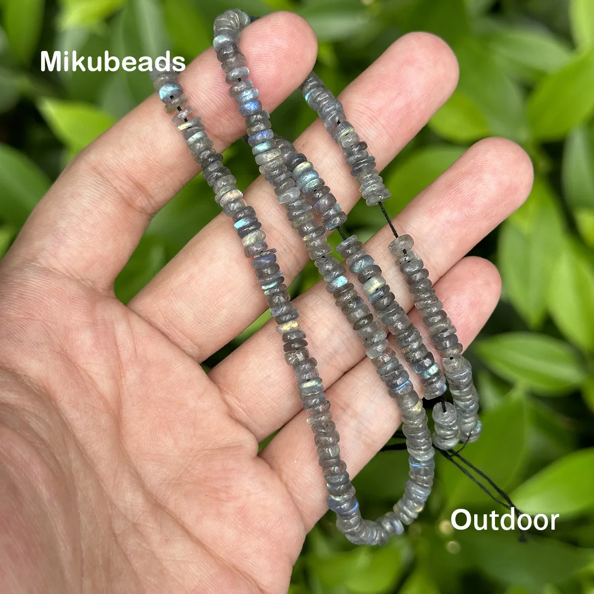 도매 천연 1.3-2.3*4.3-5mm A + 마다가스카르 Labradorite Rondelle 보석 만들기위한 부드러운 루즈 비즈 DIY 목걸이 팔찌