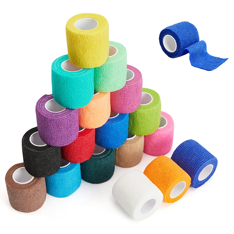 4.5m Colorful Athletic Wrap Tape Sport Self Adhesive Elastic Bandage