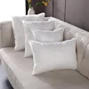 1pc Cushion Core Nonwoven Fabric Throw Pillows Core Slow Rebound Square Polyester  White 50X50cm  Home Decor Cushion Insert 4