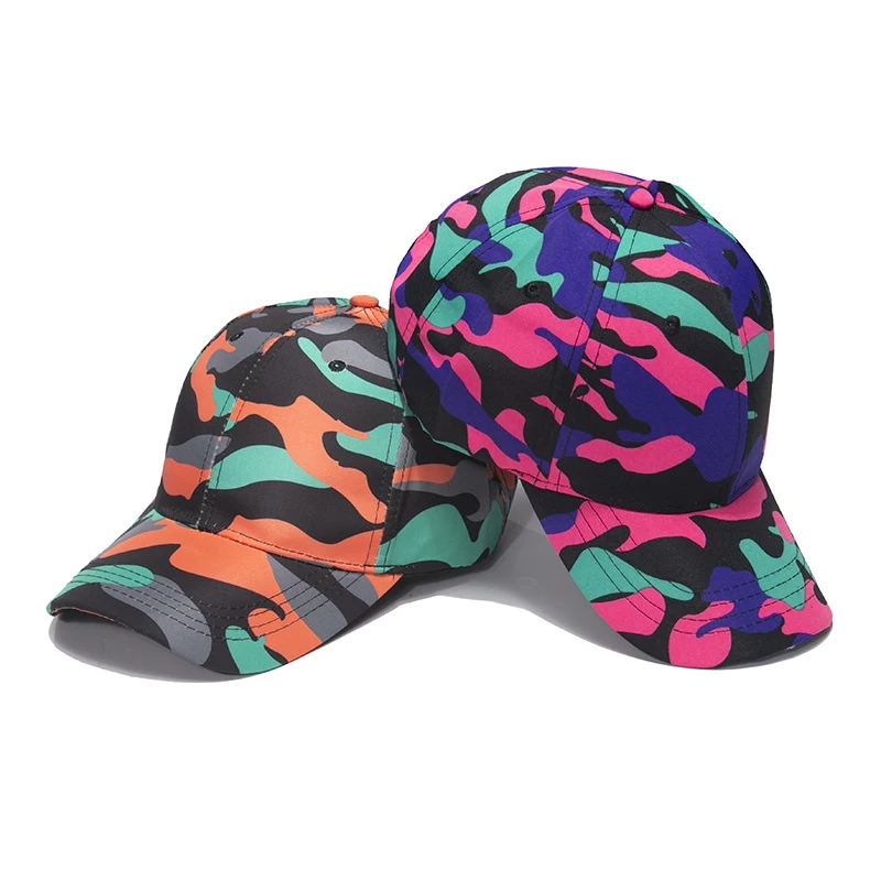 

Camouflage Adjustable Outdoor Sun Protection Men Baseball Cap Spring Summer Shade Unisex Hip Hop Snapback Dad Hat