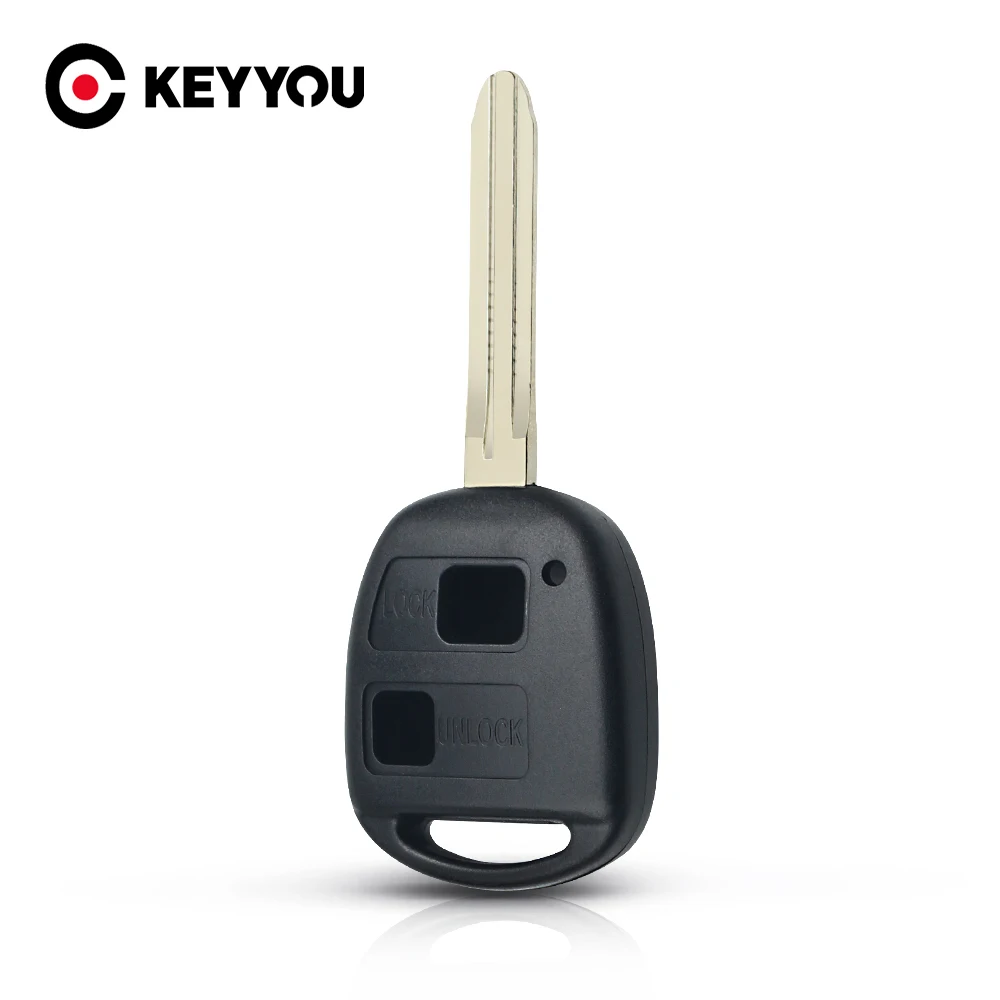 

Чехол для дистанционного ключа KEYYOU 10X с 2 кнопками для Toyota Rav4 Prado Avensis Avalon Land Cruiser Camry