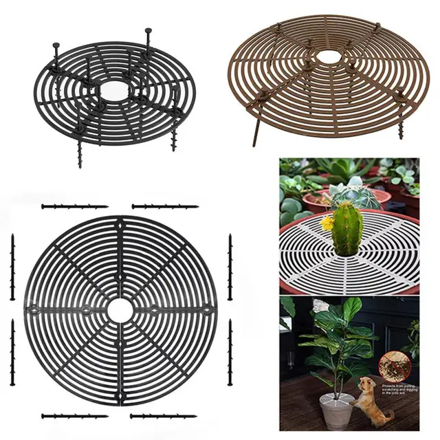 Virágcserepény Protector Gyakorlati Korróziógátló Növényi Edény Burkolat Könnyű Összeszerelhető Cséplő Műanyag Virágpotó Otthoni Házhoz - Image 5