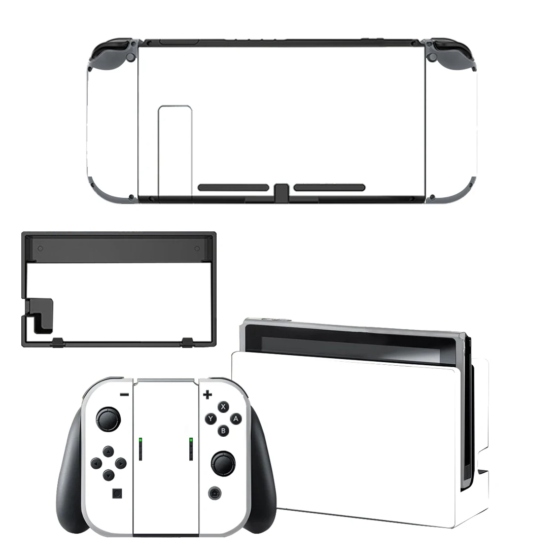 Vibrant Pure Pink-Purple Vinyl Skin Set for Console, Controller, and Stand