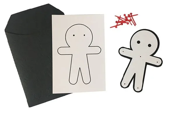 Voodoo Prediction Magic Tricks Predict Select Voodoo Pins Place Magia Close Up Street Bar Gimmick Prop Illusion Mentalism Funny