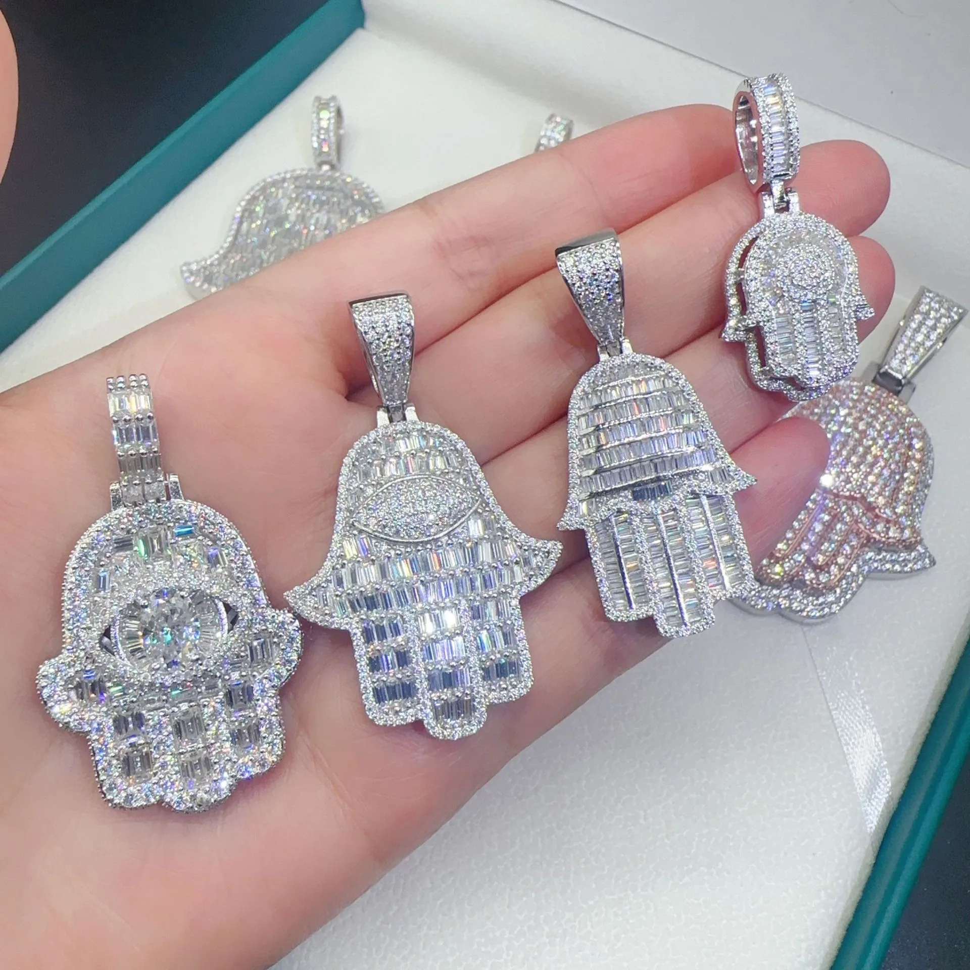 [韓国人気ジュエリー] nff pendant bunch necklace Fabrice Pink Cross Necklace – Vintage Jewelry for Women