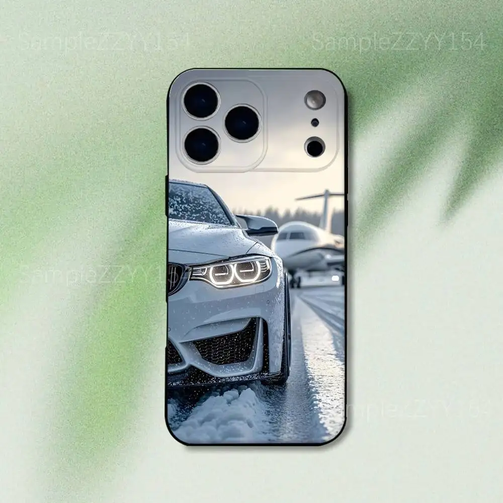 Sleek Black & White Non-Slip Soft Phone Case s