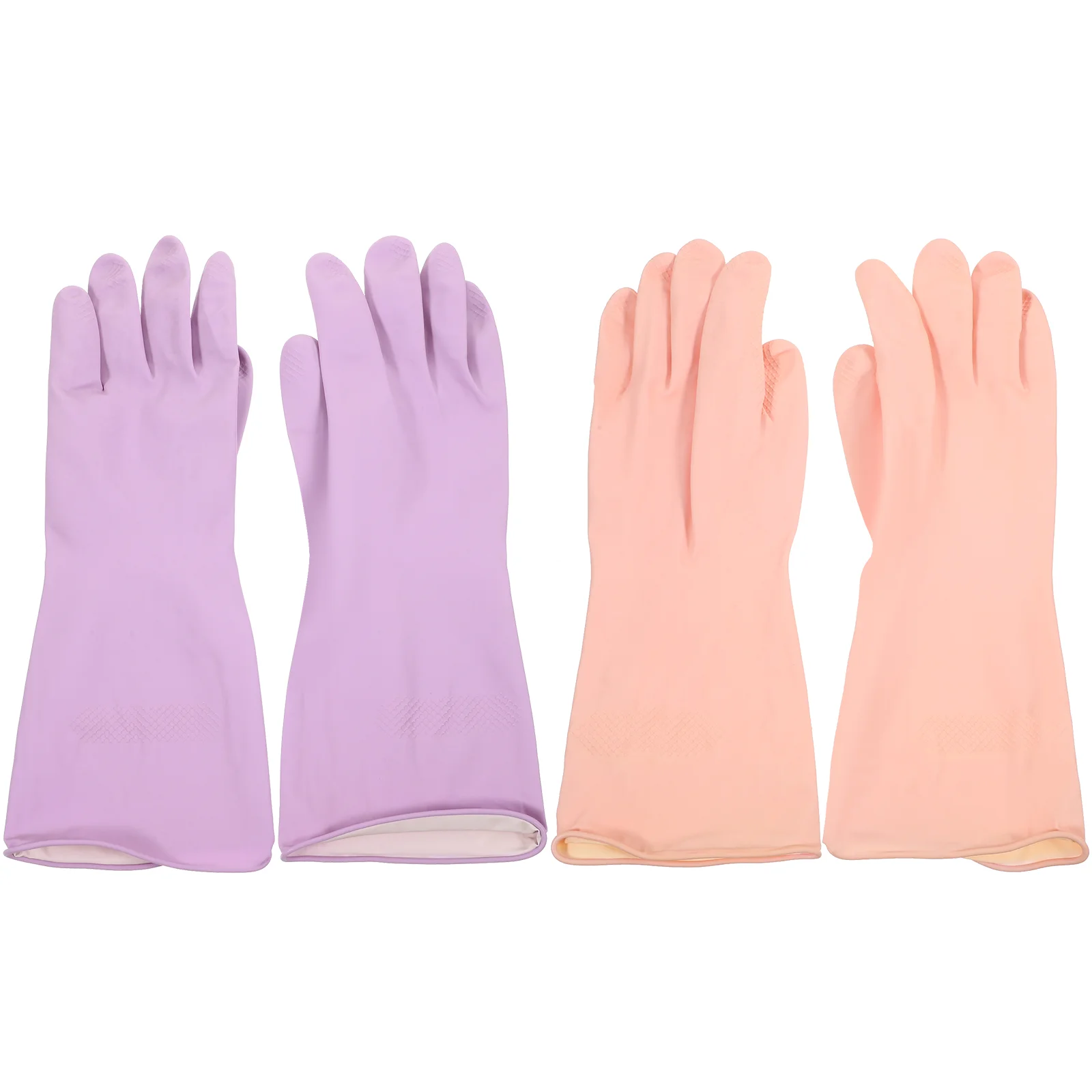

Latex Gloves Reusable Cleaning Kitchen for Washing Dishes Bowl Large Dishwashing