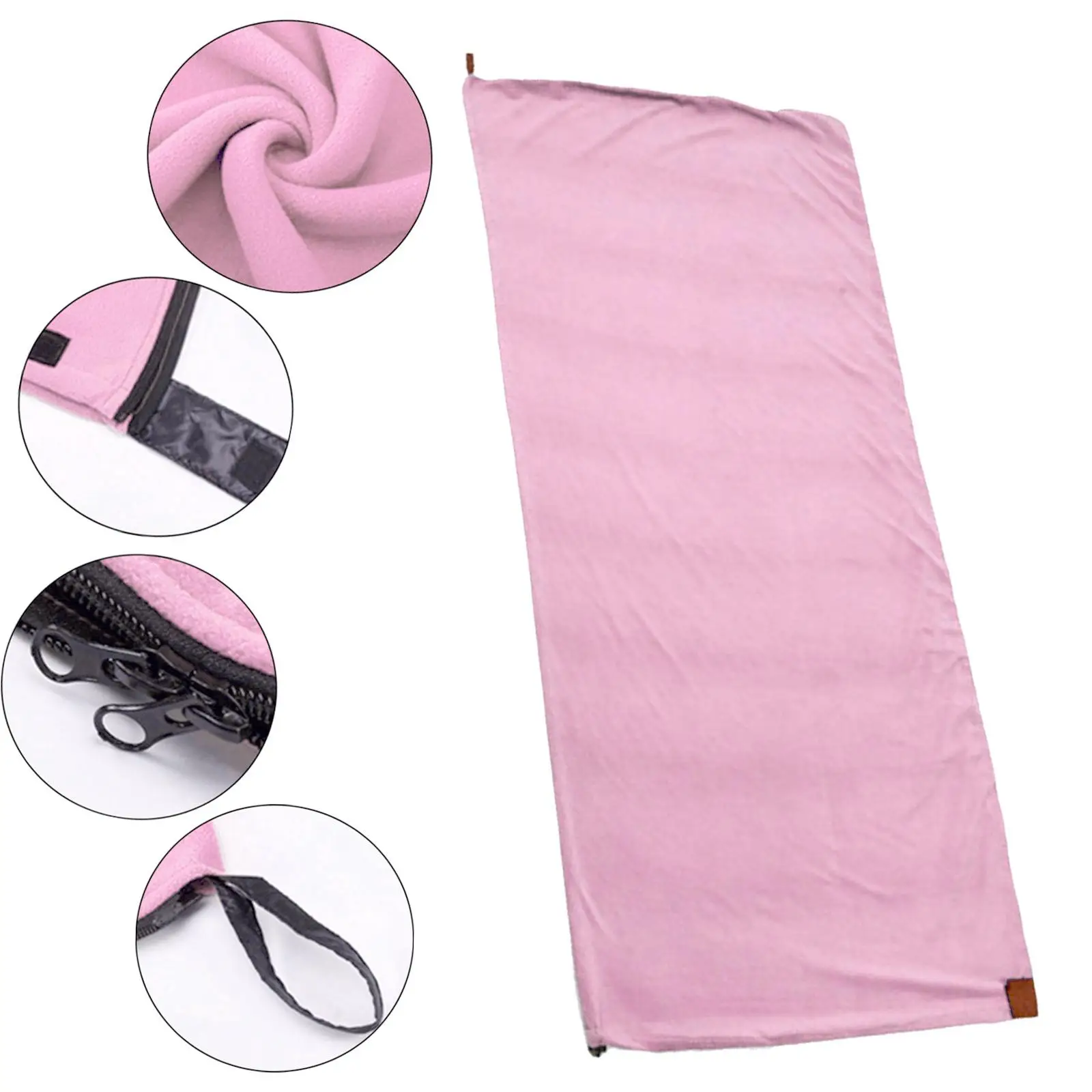 Portable Polar Fleece Sleeping Bag Outdoor Camping Tent Bed Travel Warm Sleeping Bag Liner Camping sport Accessories
