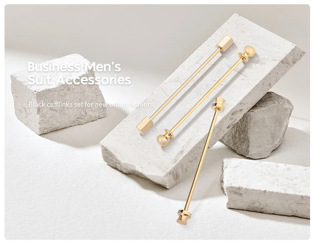 Fermacravatta A Clip 3 Pezzi - Spille Per Colletto Camicia Uomo | Accessorio Elegante Per Cravatte - Foto 5