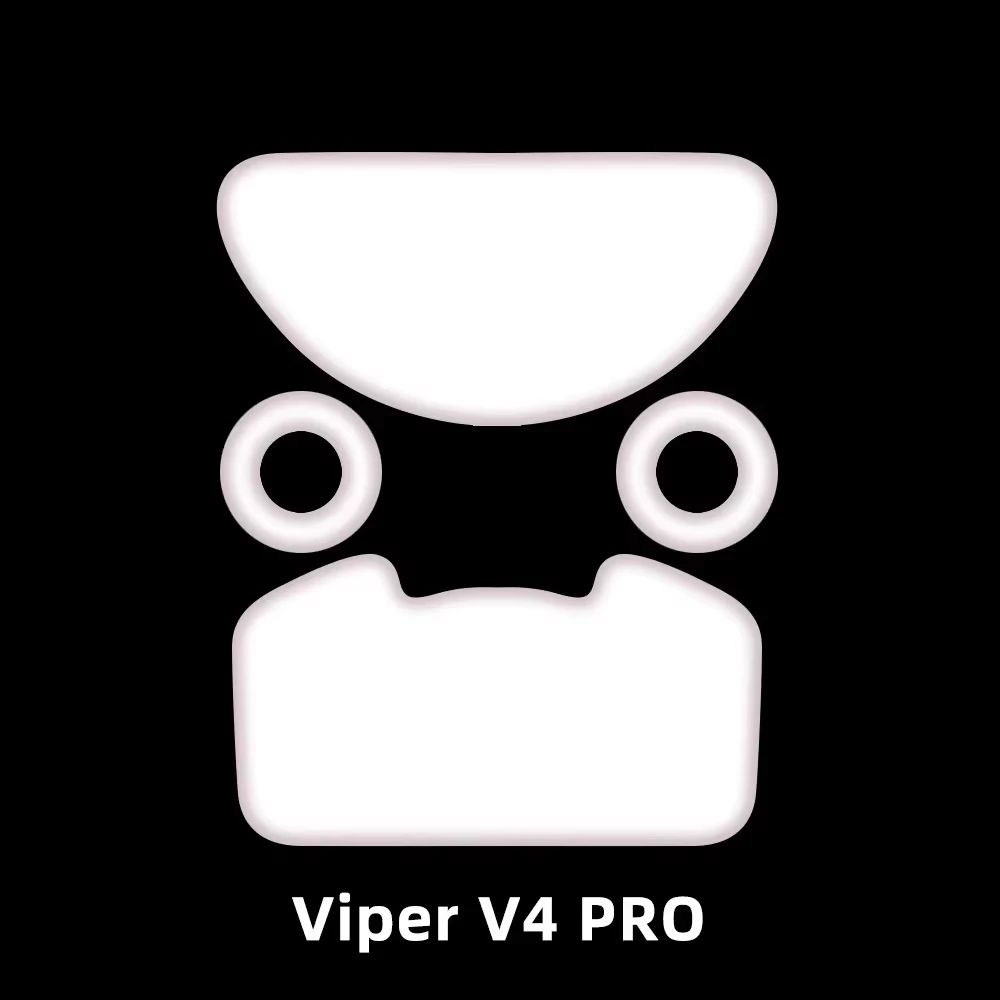 1팩 Esports Tiger ICE V2 버전 마우스 피트 마우스 스케이트 Razer Viper V4 Pro 무선 마우스용