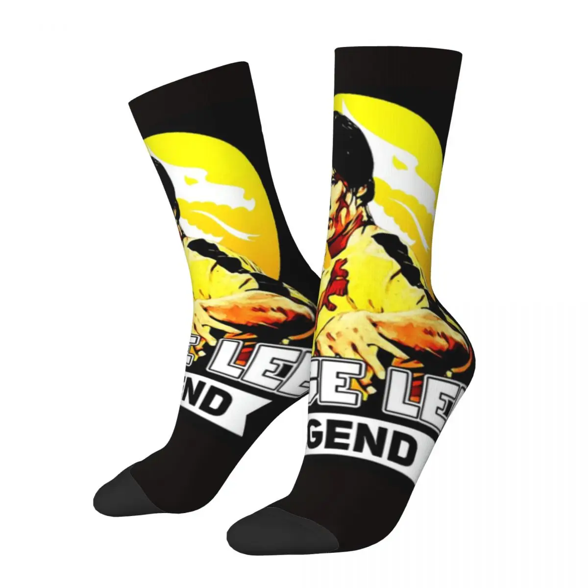 

Bruce Lee 1 Bruce Lee Unisex Winter Socks Hip Hop Happy Socks Street Style Crazy Sock