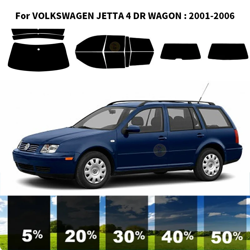 

Precut nanoceramics car UV Window Tint Kit Automotive Window Film For VOLKSWAGEN JETTA 4 DR WAGON 2001-2006