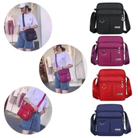 Petit sac à bandoulière décontracté pour femmes, porte-monnaie multifonctionnel, portefeuille en Nylon, sacoche étanche pour téléphone portable 3