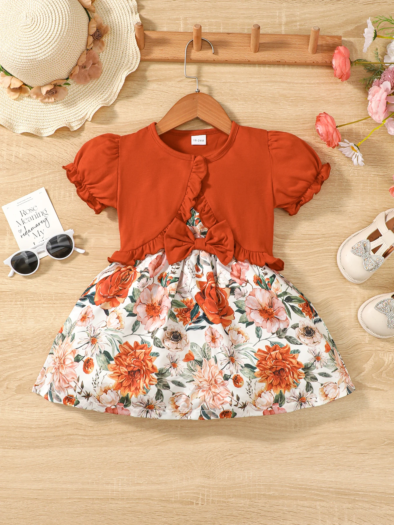 Floral Bow Summer Dress 6