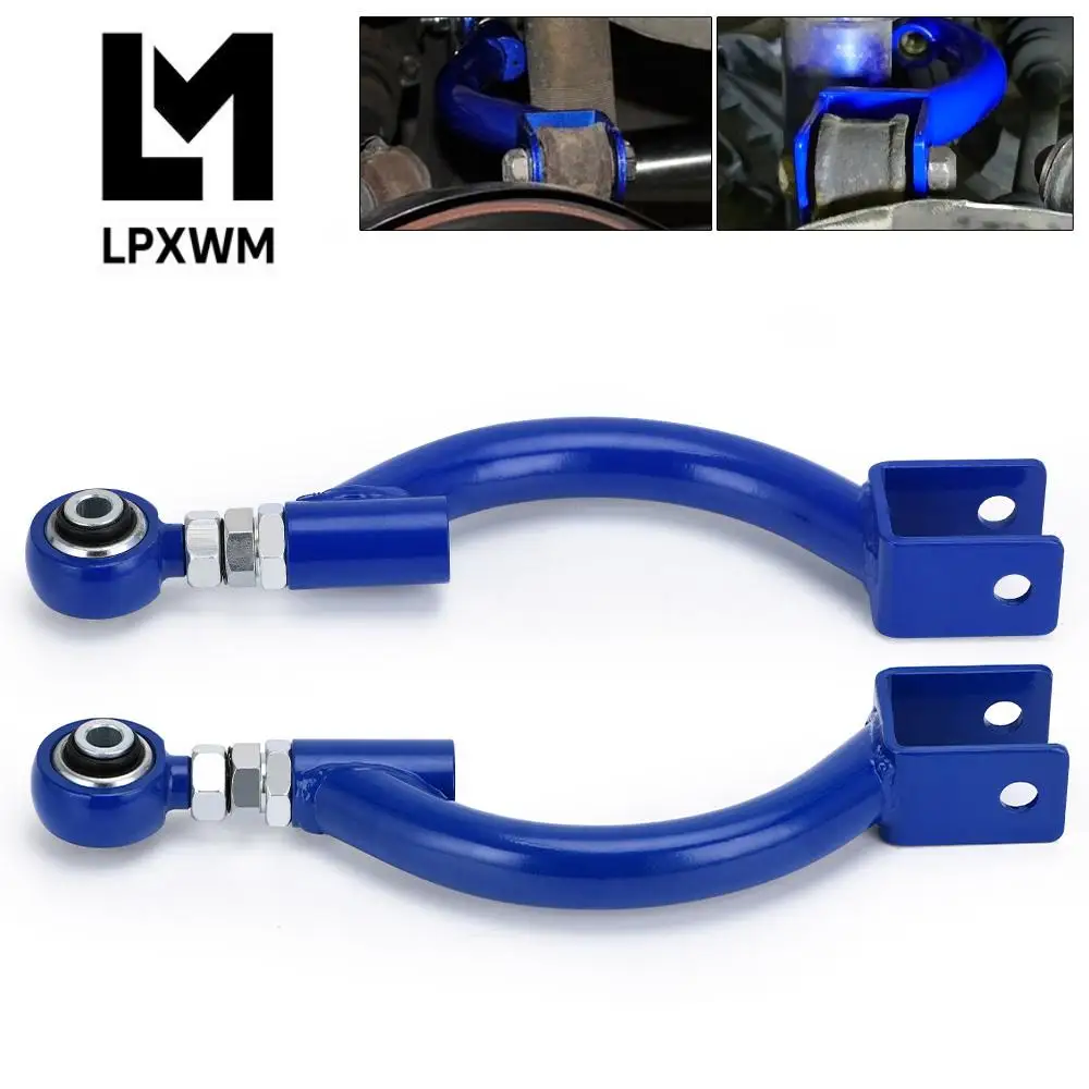 

TRACTION ROD BLUE FOR 95-98 240SX S14 S15 R33 REAR ADJUSTABLE CAMBER CONTROL ARM KIT SUSPENSION PQY9817