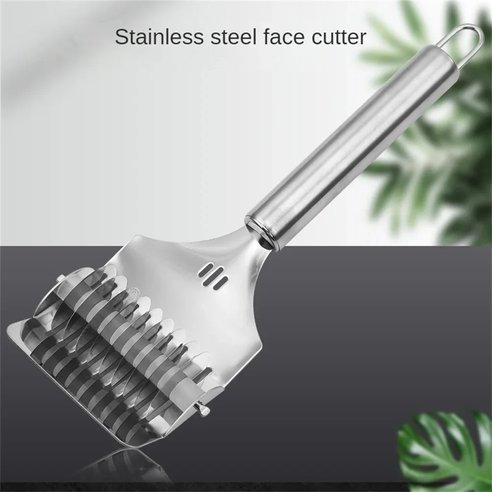 1/2Pcs Stainless Steel Manual Noodle Cutting Device Kitchen Vanilla Noodle Cutter Chive Cutting All-steel Kitchen Makers