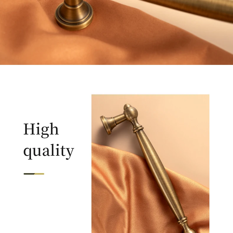 brass wardrobe handle antique finish furniture hardware