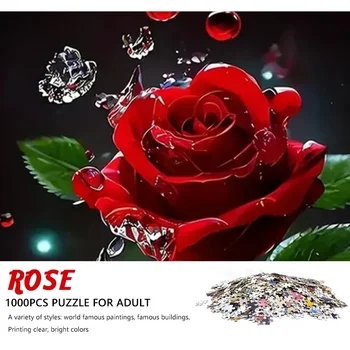 Rose Flower Jigsaw Puzzle 1