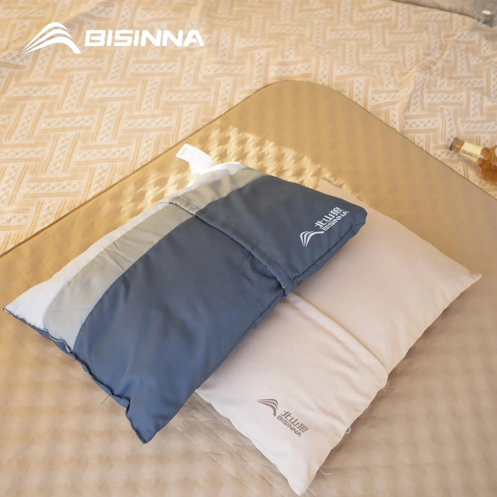 BISINNA Lightweight Outdoor Camping Pillow Ultralight Hiking Sleeping Pillow Outdoor Compressible Portable Travel camping pillow