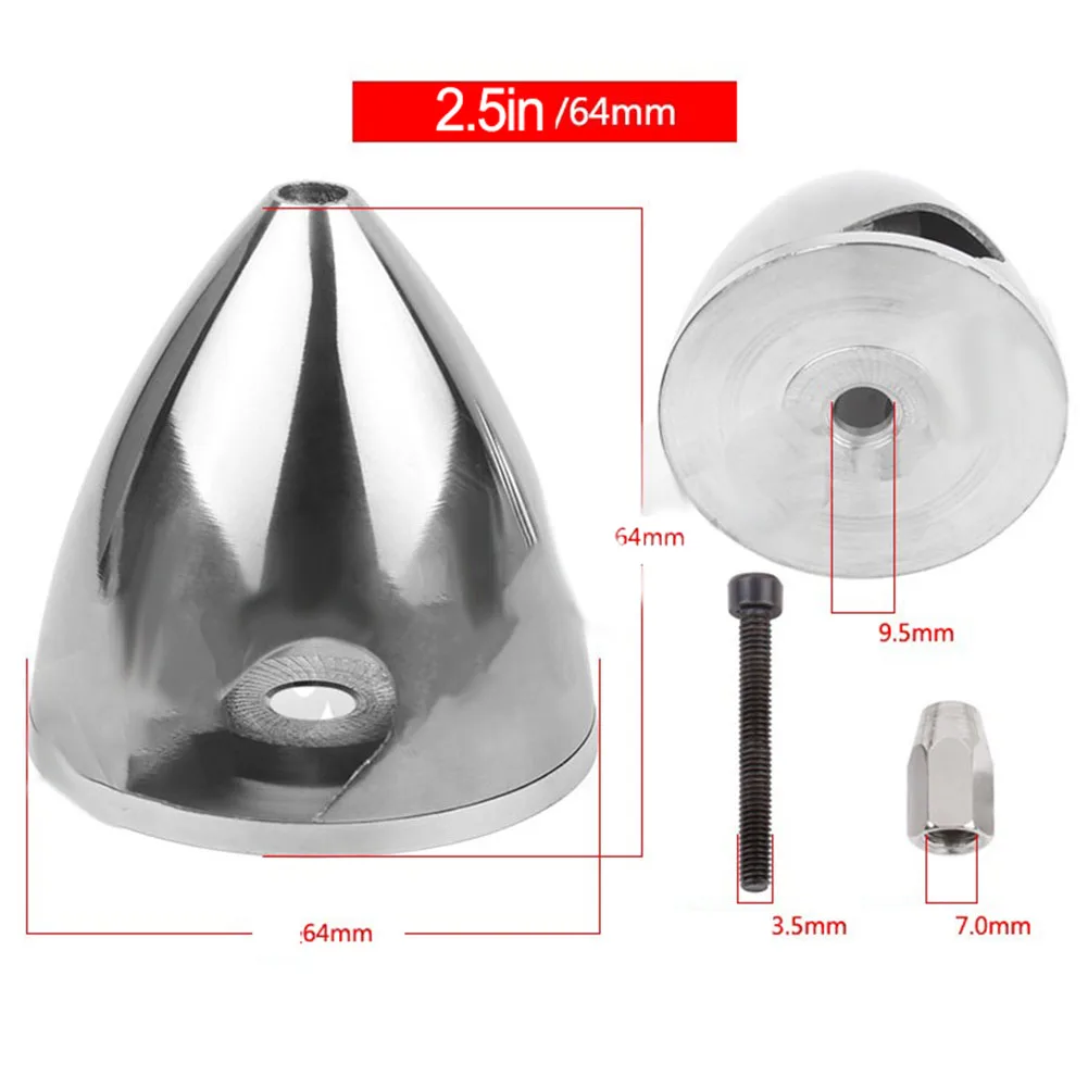 For RC Model Planes Blades Propellers Sturdy Aluminum Construction Various Sizes for Different Engines Easy Installation