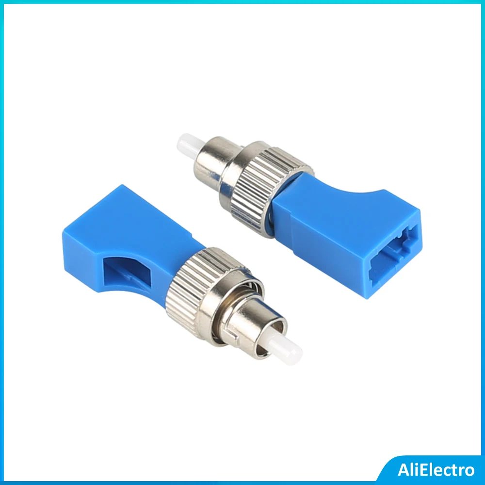 

2pcs/lot Optical Adaptor connector LC/UPC Female To FC/UPC Male Hybrid Converter Adapter Coupler FC-LC SM-9/125