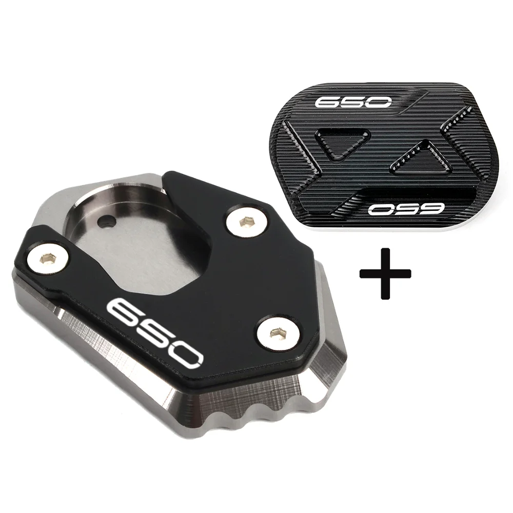 CNC Motorcycle Kickstand Extension Foot Pad Enlarger