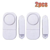1/2pcs Door and Window Alarm Security Anti-theft Security Alarm System Wireless Home Window Door Magnetic Sensor