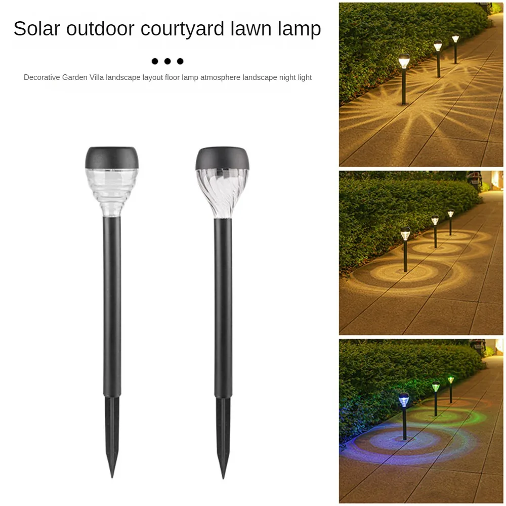 Solar lawn light LED outdoor waterproof courtyard garden villa landscape layout lighting atmosphere decoration night floor light