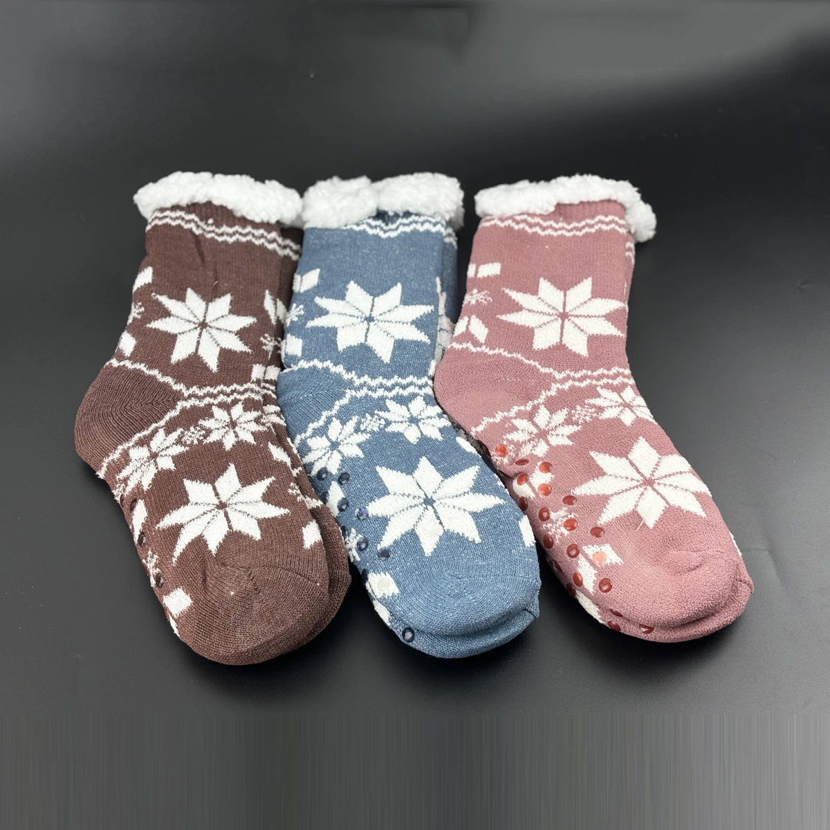 

Fluffy Slipper Sock Women sleeping Winter Warm Home Indoor Floor Soft Female Christmas Non Slip Grip Comfy Thermal Fuzzy Sock