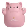 Lucky Cat Fortune Bank High Capacity Non-Removable Base Japanese Style Decor Shockproof Money Box Container For Kids Room Decor​ 3