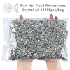 Wholesale 14400PCS/Bag Crystal AB Glitter Non Hotfix Rhinestones Nails Charms Diamond Accessories for Nail Art Decoration 1