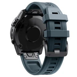 Enhanced Silicone QuickFit Watch Strap - Premium Adjustable Band - QuickFit 22mm (Official Navy)