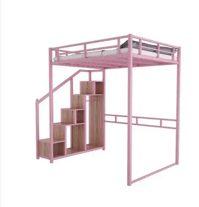 

Iron frame bed bed under table space saving loft bed iron wrought attic bed