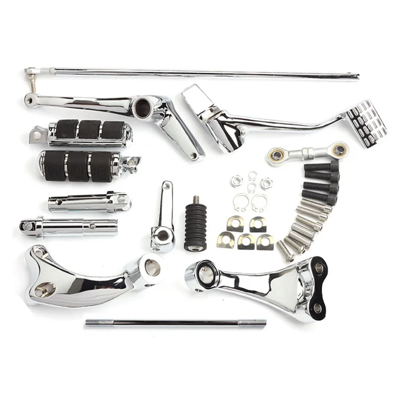 

Motorcycle Forward Control Pegs Linkages Fit For Harley Sportster XL 883 1200 Custom 48 72 2014-2020 2018 2019