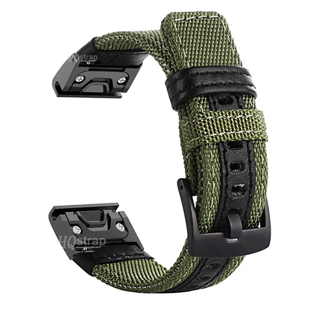

Nylon Watch Strap for Garmin Fenix 7 6X 6S 6 Pro 5X 5 5S 3HR Bracelet Belt for Garmin Band 22mm 26mm Sport Wristband Accessories