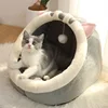 Deep Sleep Cat Bed Cartoon Pet Bed Foldable Removable Washable Pet Sleeping Bed for Small Dog Mat Bag Cave Cats Bed 1