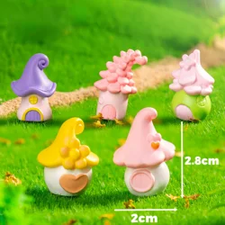 DIY Fairy Garden Miniature Ornament Set for Home and Garden Decor (5pcs Fairy House)