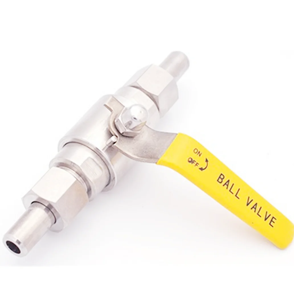 

304 stainless steel ball valve air source ball valve Q21SA/Q21F-64P butt welding external thread M20*1.5DN10