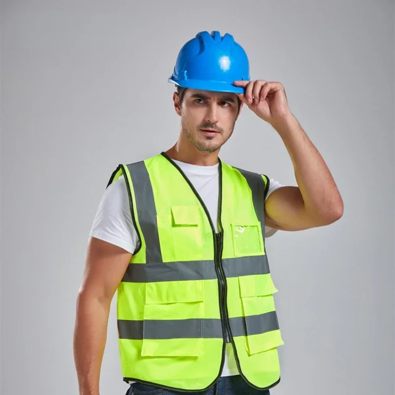 Reflective Cycling Motorcycle Vest High Visibility Safety Jacket for Night Riding Running Jogging Outdoor Sports Waistcoat