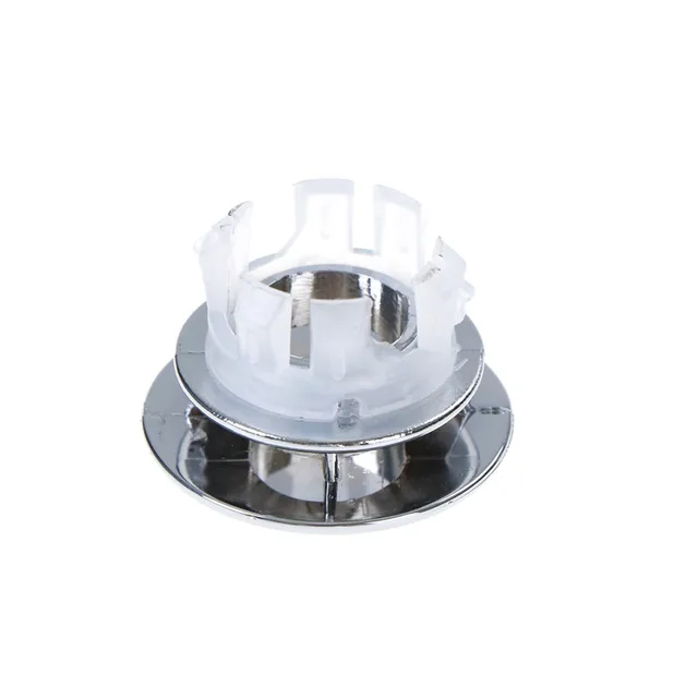 2Db Szilárd Műanyag Mosogató Túlfolyó Sapka Kerek Lyuk Fedele A Fürdőszoba -Medence Kerámia Medencéhez Gyűrűs Gyűrű - Image 6