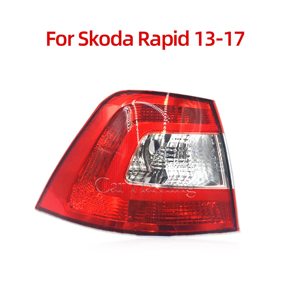 For Skoda Rapid 2013 2014 2015 2016 2017 2018 2019 Car-styling Tail ...