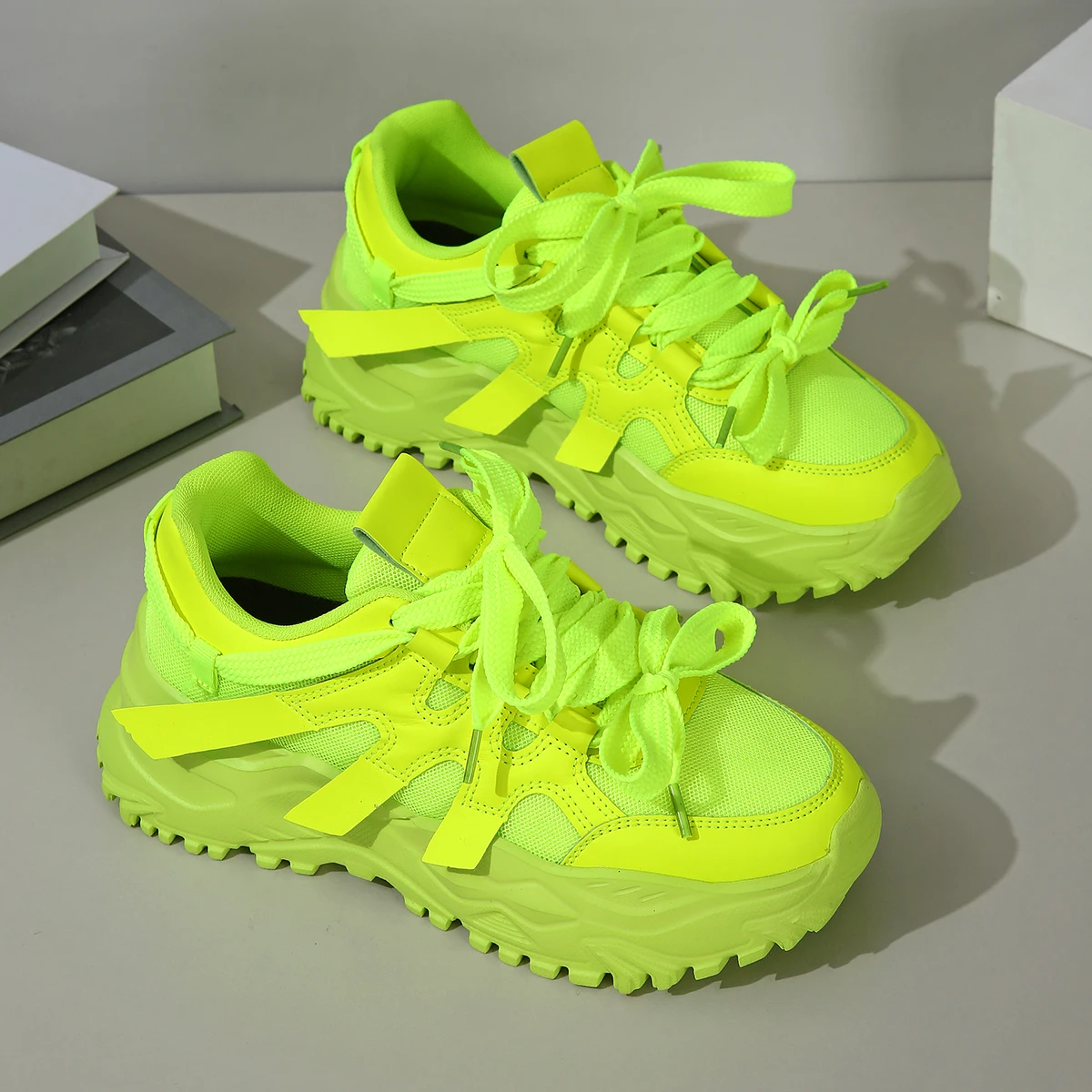 Woman Sneakers Platform Sports Shoes Comfortable Sports Casual Shoes Zapatillas Increase Height Walking