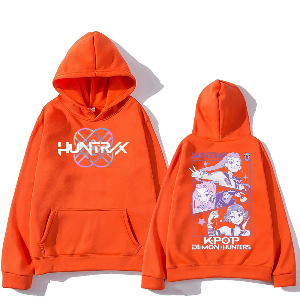 YiJee Sweat à Capuche Kpop Huntrix Unisexe - Sweatshirt Zippé à Manches